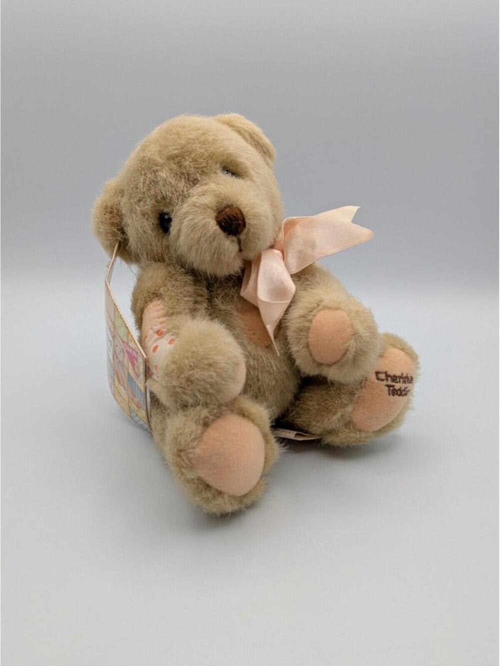 Cherished Teddies Tyler Stuffed Bear with Hang Tag 1994 Dakin Vintage Plush